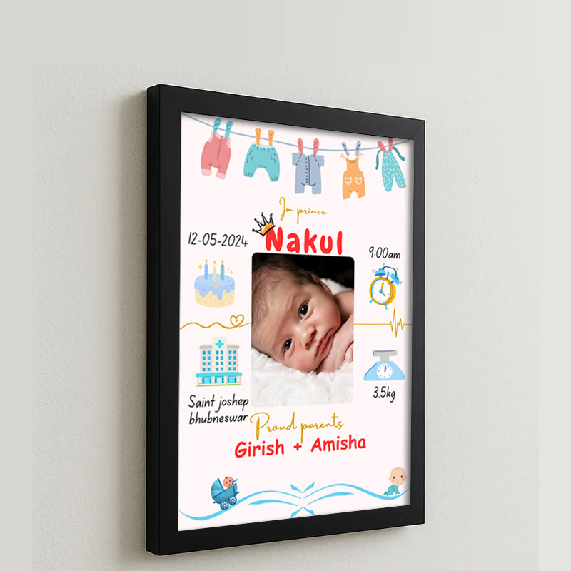 Baby Birth Frame - Design 7