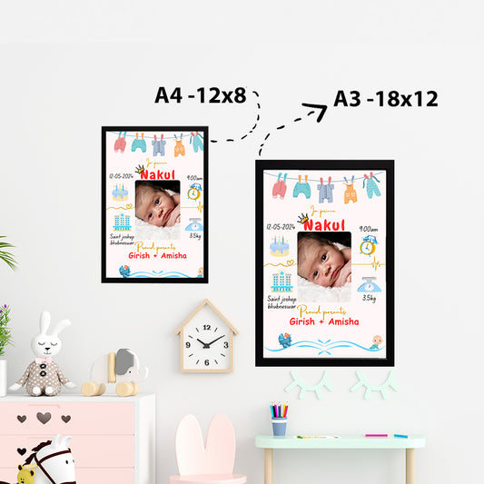 Baby Birth Frame - Design 7
