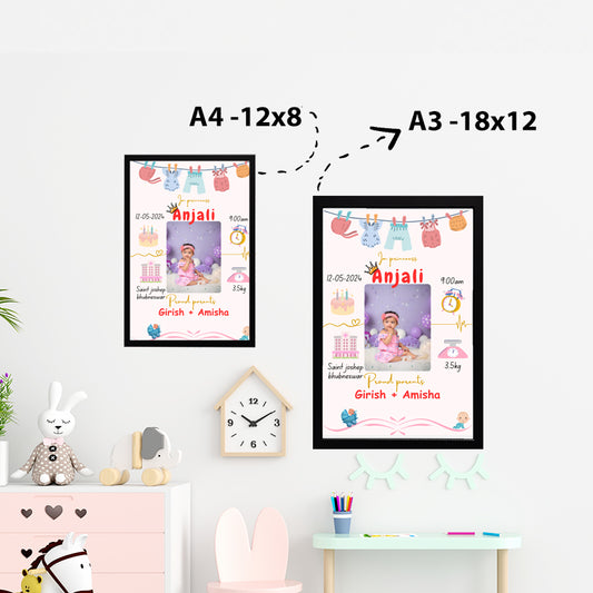 Baby Birth Frame - Design 8