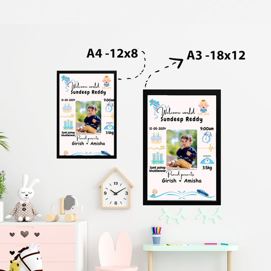 Baby Birth Frame - Design 9