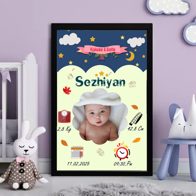 Baby Birth Frame - Design 1