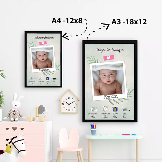 Baby Birth Frame - Design 5