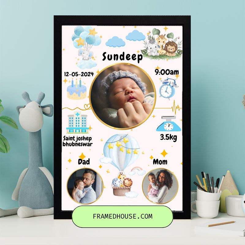 Baby Birth Frame - Design 10