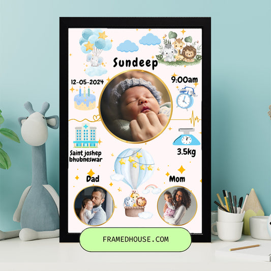 Baby Birth Frame - Design 10