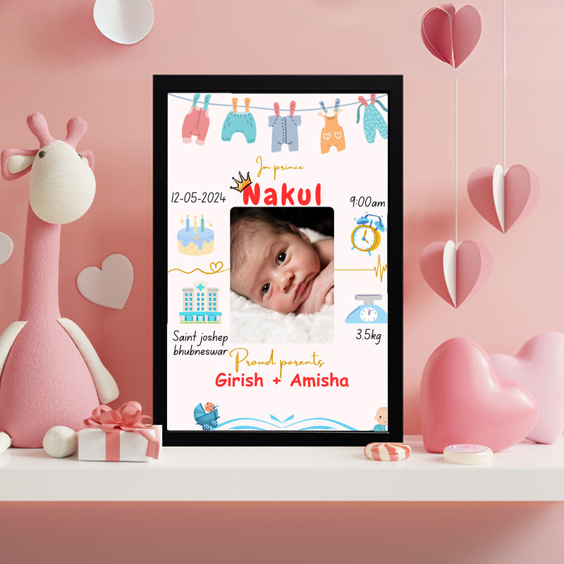 Baby Birth Frame - Design 7