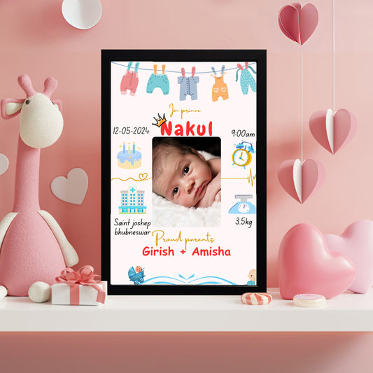 Baby Birth Frame - Design 7