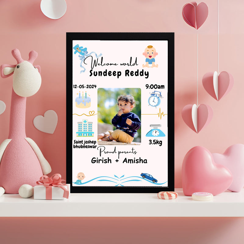 Baby Birth Frame - Design 9