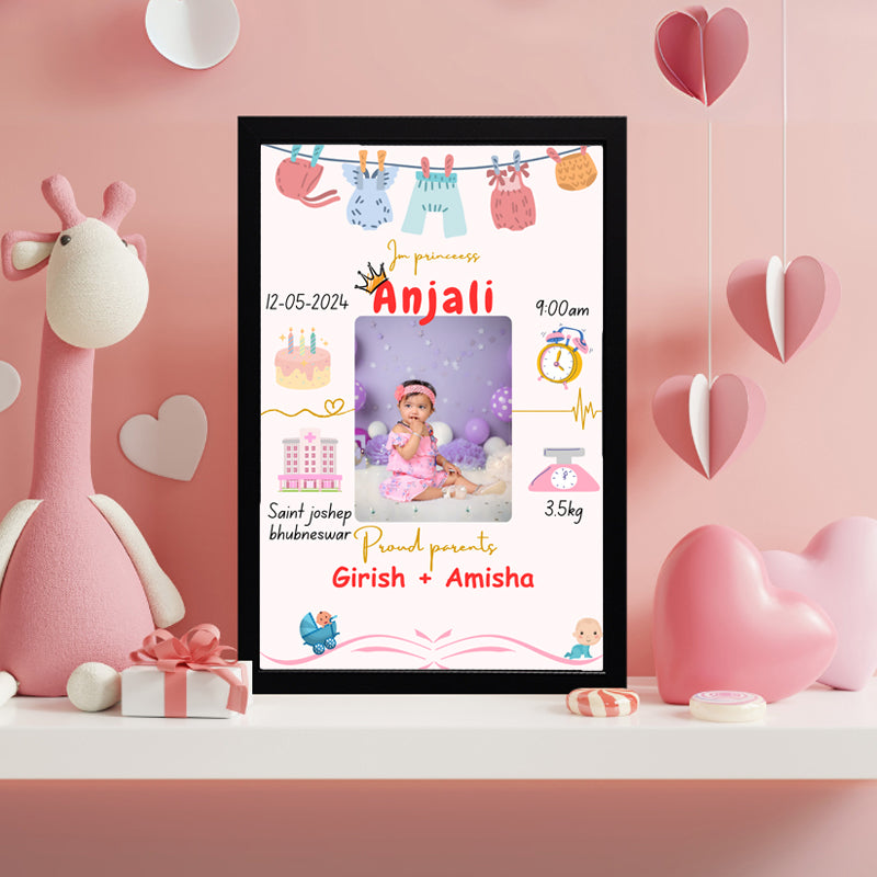 Baby Birth Frame - Design 8