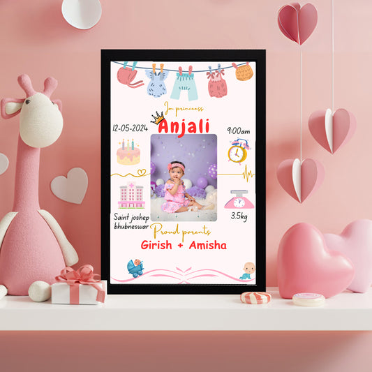 Baby Birth Frame - Design 8