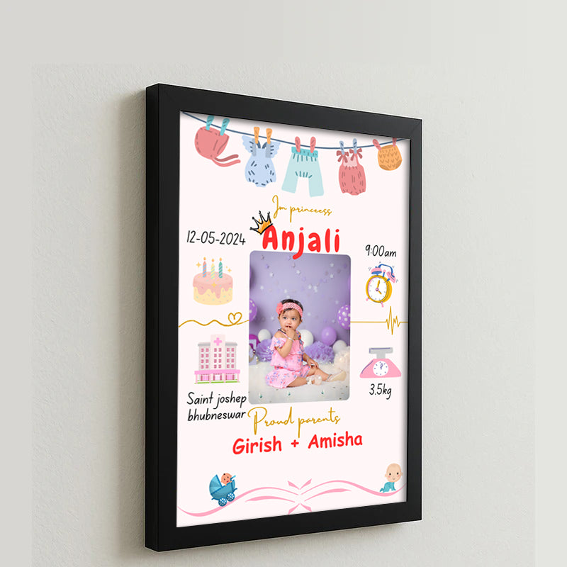 Baby Birth Frame - Design 8