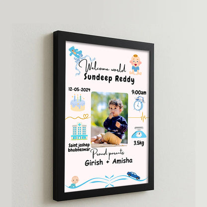 Baby Birth Frame - Design 9