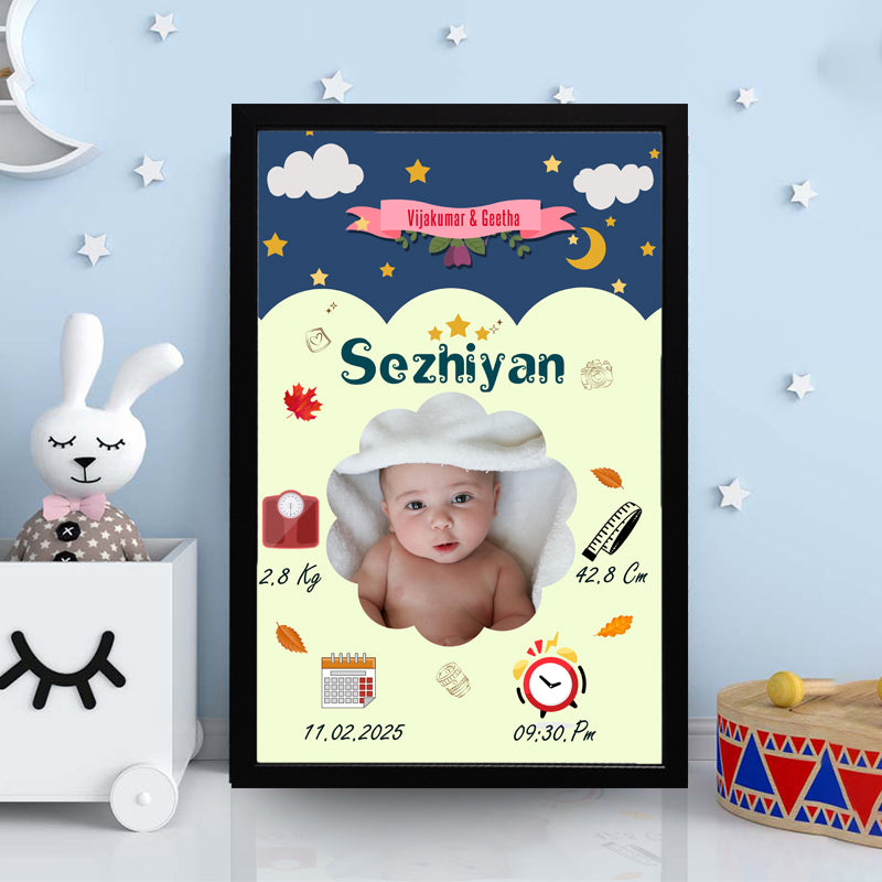 Baby Birth Frame - Design 1