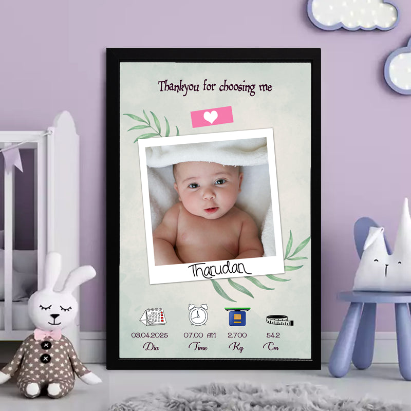 Baby Birth Frame - Design 5
