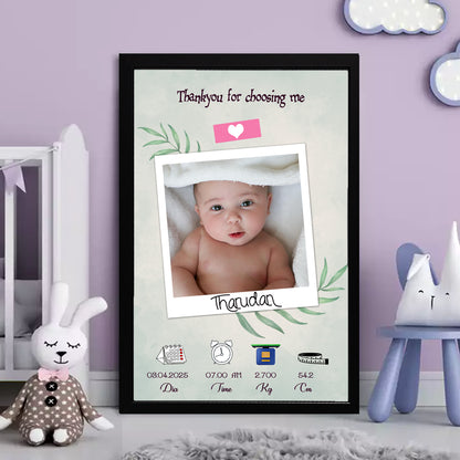 Baby Birth Frame - Design 5
