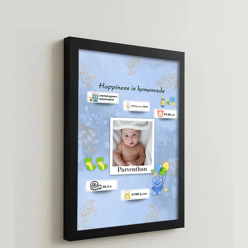 Baby Birth Frame - Design 4