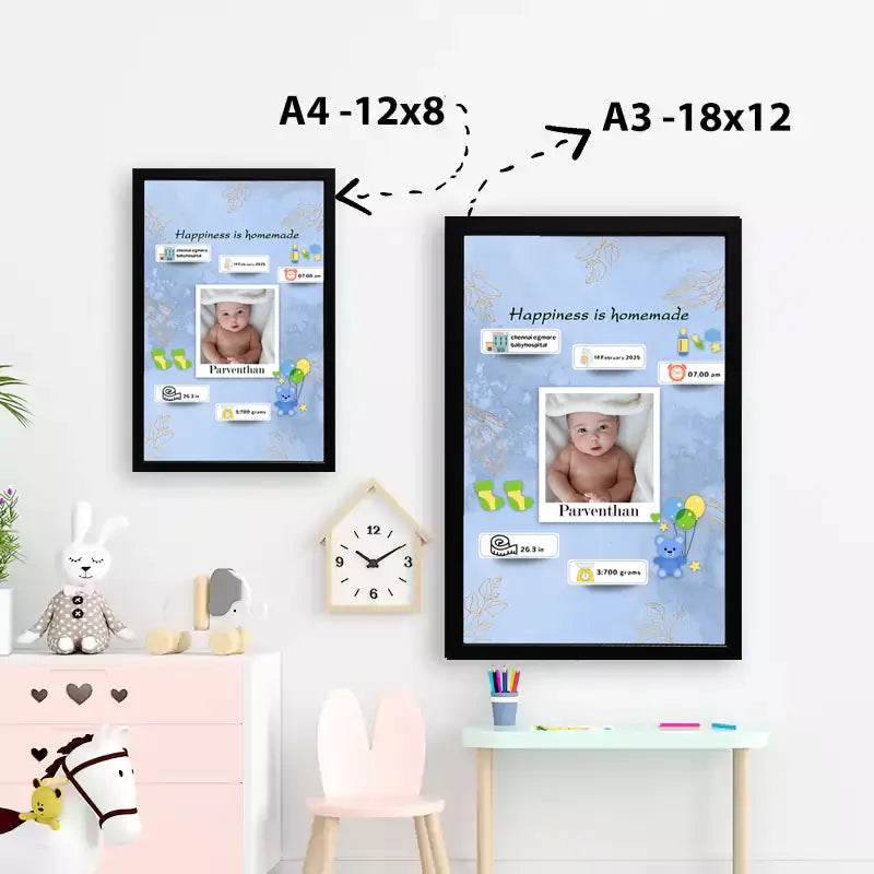 Baby Birth Frame - Design 4