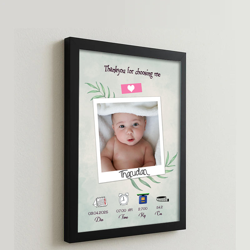 Baby Birth Frame - Design 5